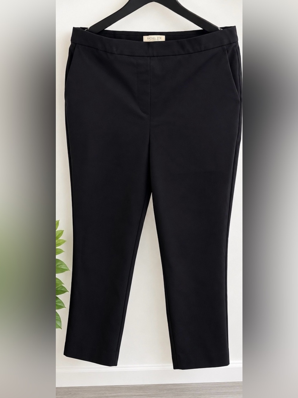 Rachel Zoe Black Ankle Dress Pants Size 14 Work Career Trousers